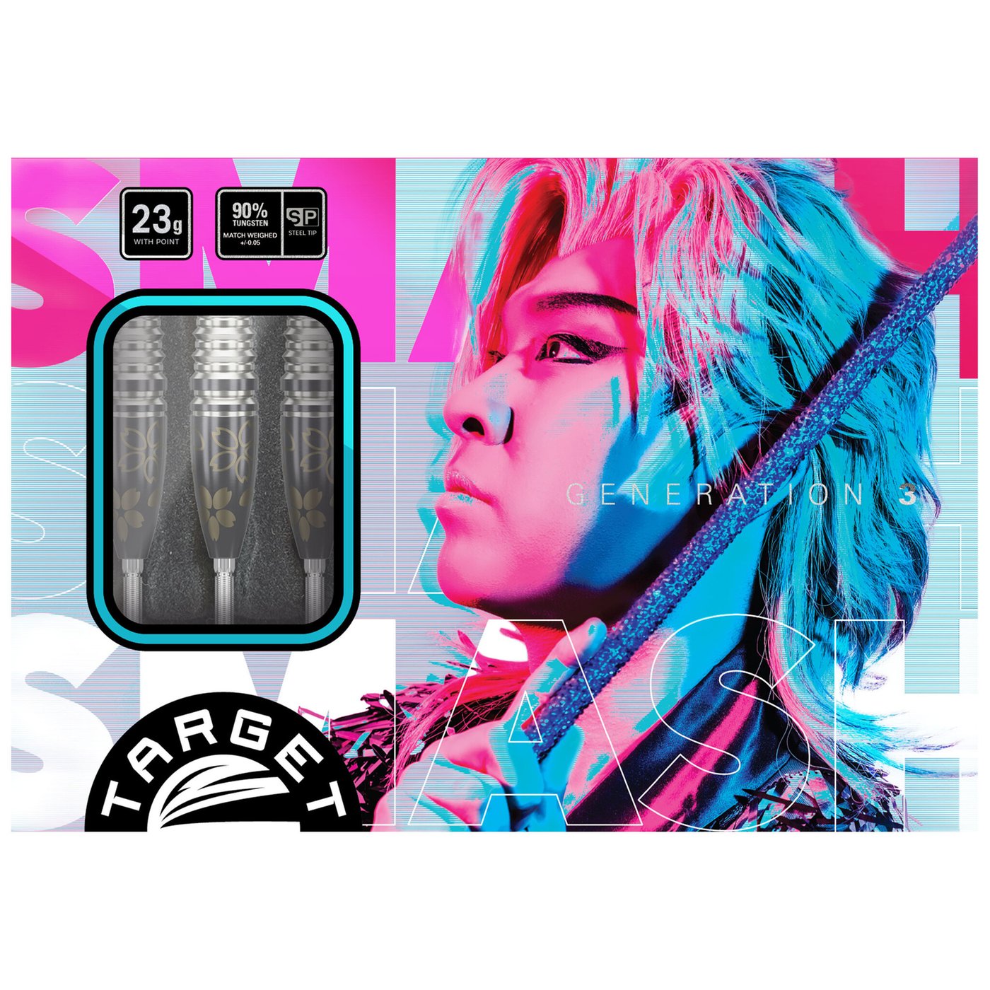 Target Japan Charm Series Smash G3 Swiss Point 90% Darts