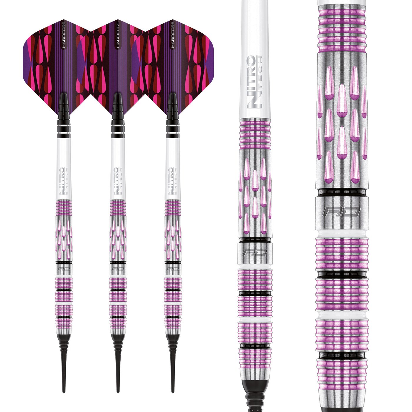 Red Dragon Artura Shocking Pink 90% Soft Tip Darts