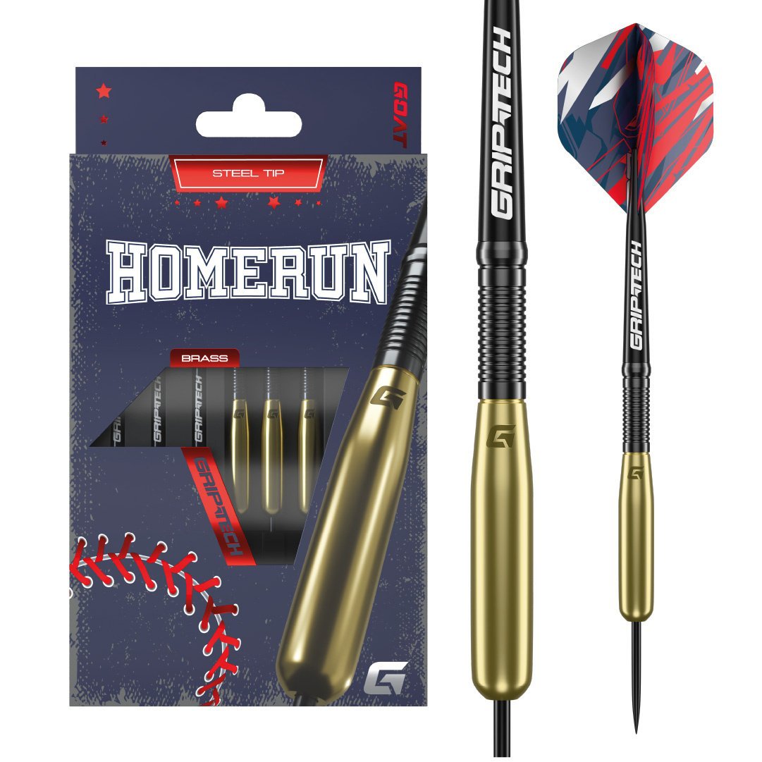 GOAT Homerun Gold Brass Freccette Steel Darts