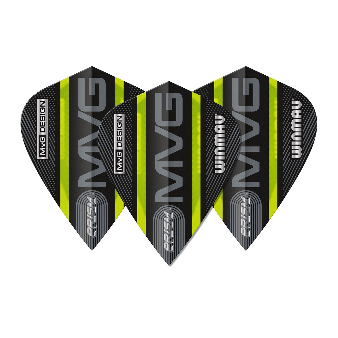 Winmau Prism Alpha MVG Design Kite Darts Flights