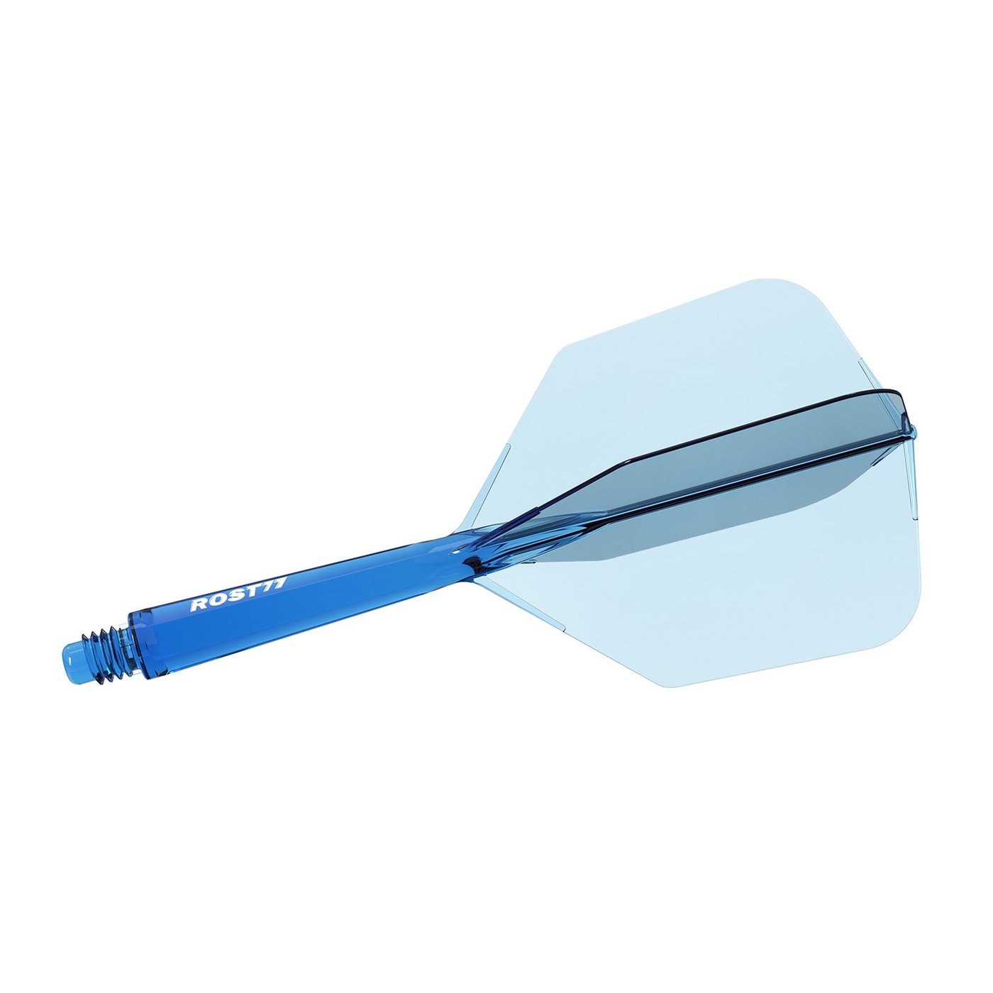 Cuesoul ROST 77 Transparent Blue Big Wing Dart Flights