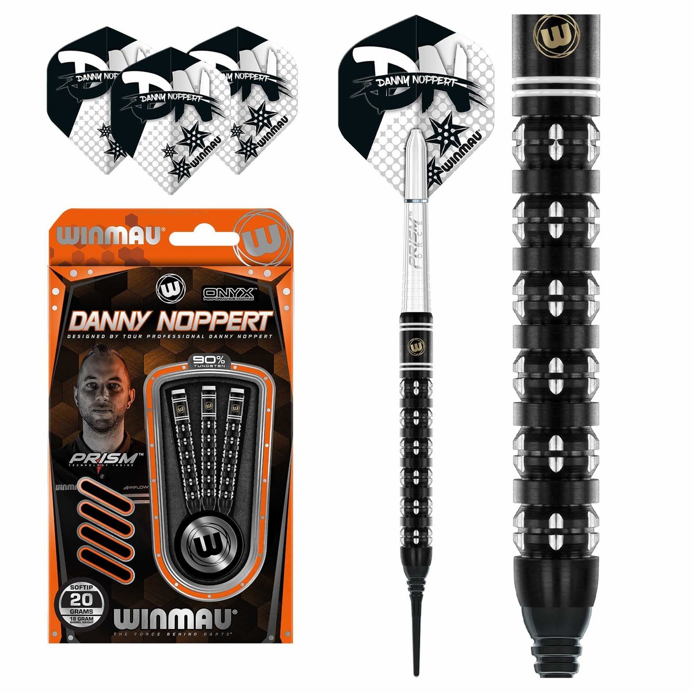 Winmau Danny Noppert Freeze Edition 90% Soft Tip Darts