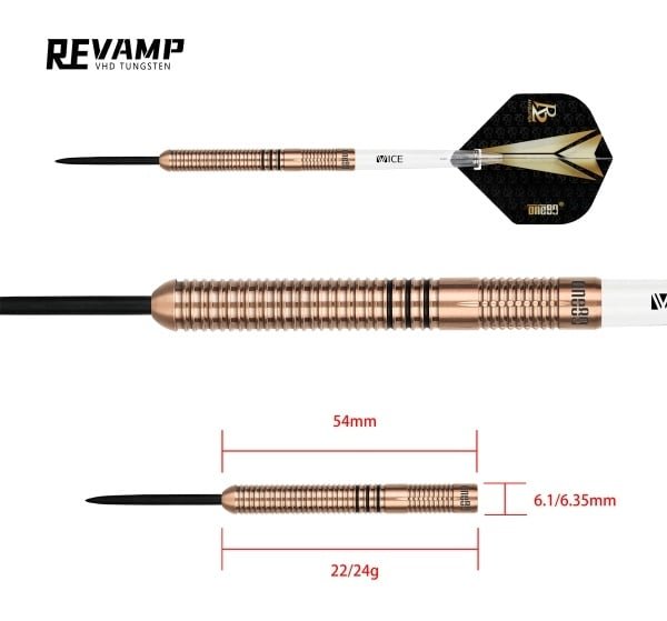 ONE80 R2 Interchange RE-Vamp 90% Darts