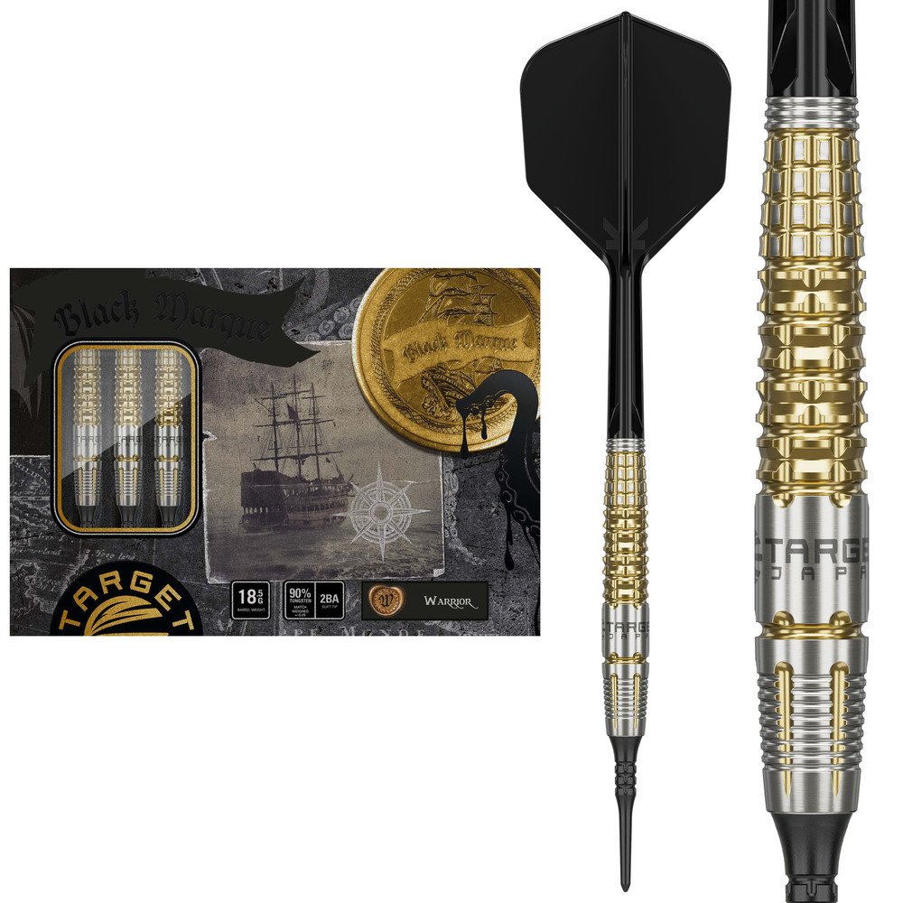 Target Japan Black Marque Warrior 90% Soft Tip Darts