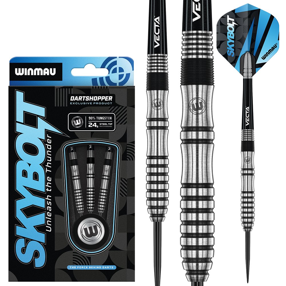 Winmau Skybolt Scalloped 90% Exclusivos Dartshopper - Dardos Punta de Acero