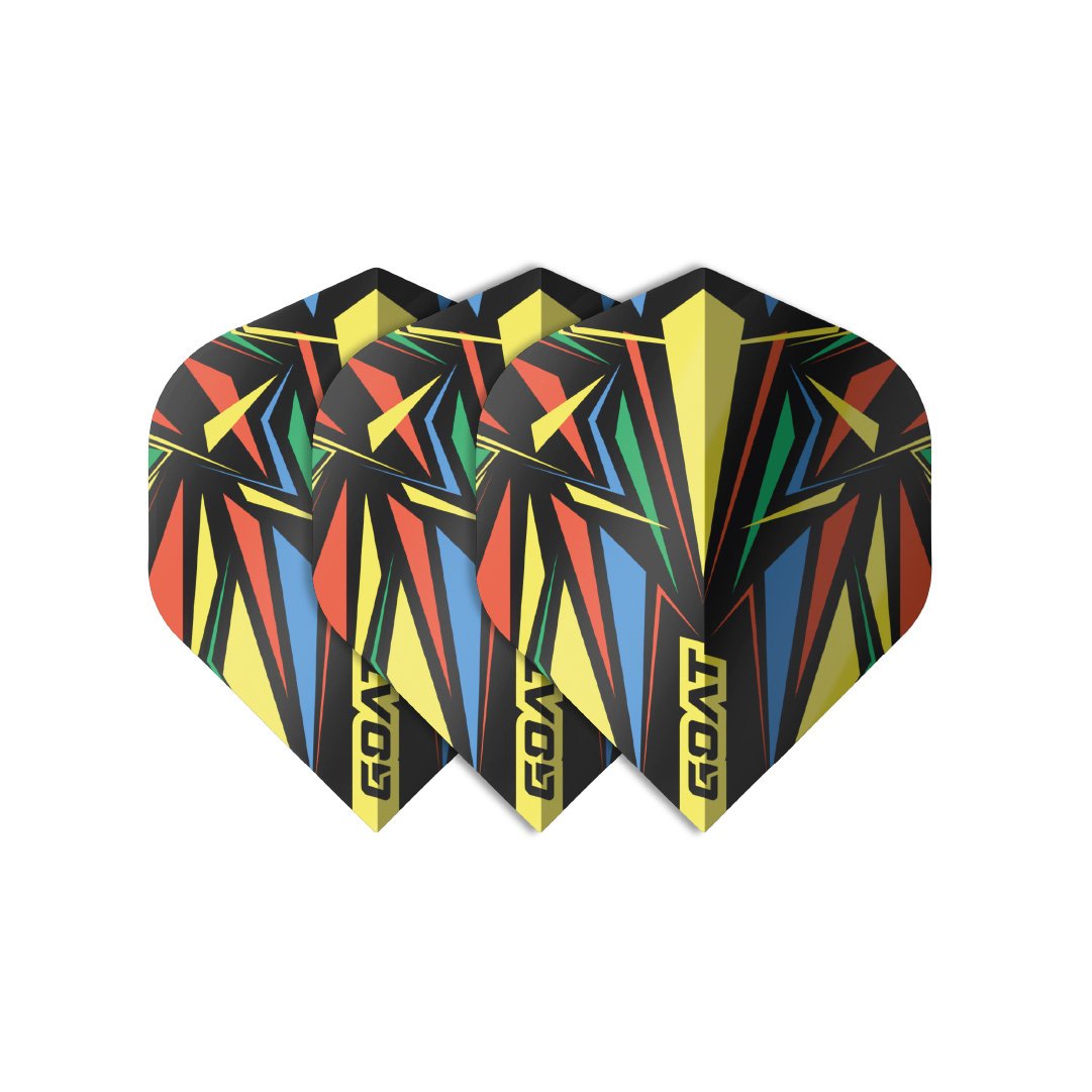 GOAT Athlete Yellow NO2 Darts Flights