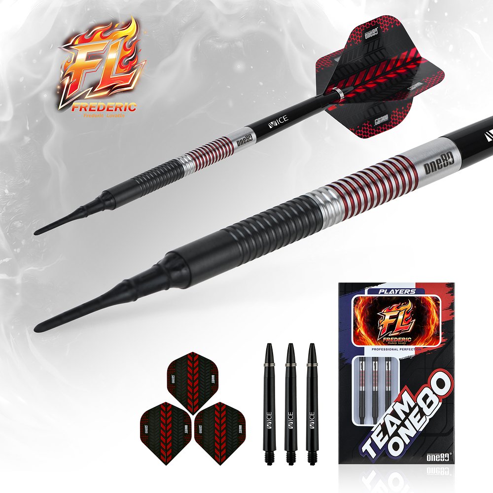 ONE80 Frederic Lovatin 90% - Soft Tip Darts - Dartshopper.com