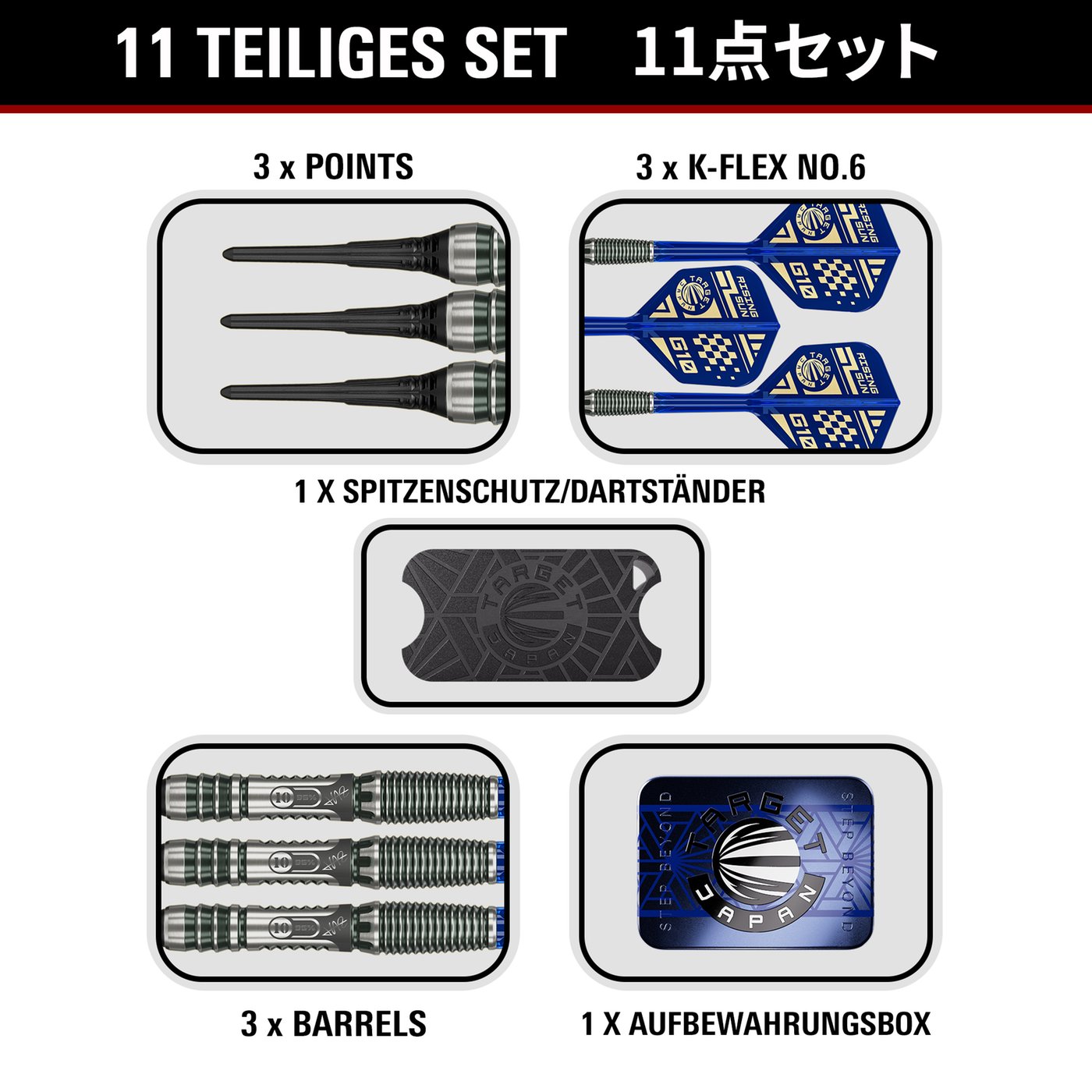 Target Japan Haruki Muramatsu Rising Sun G10.5 95% - Dardos Punta