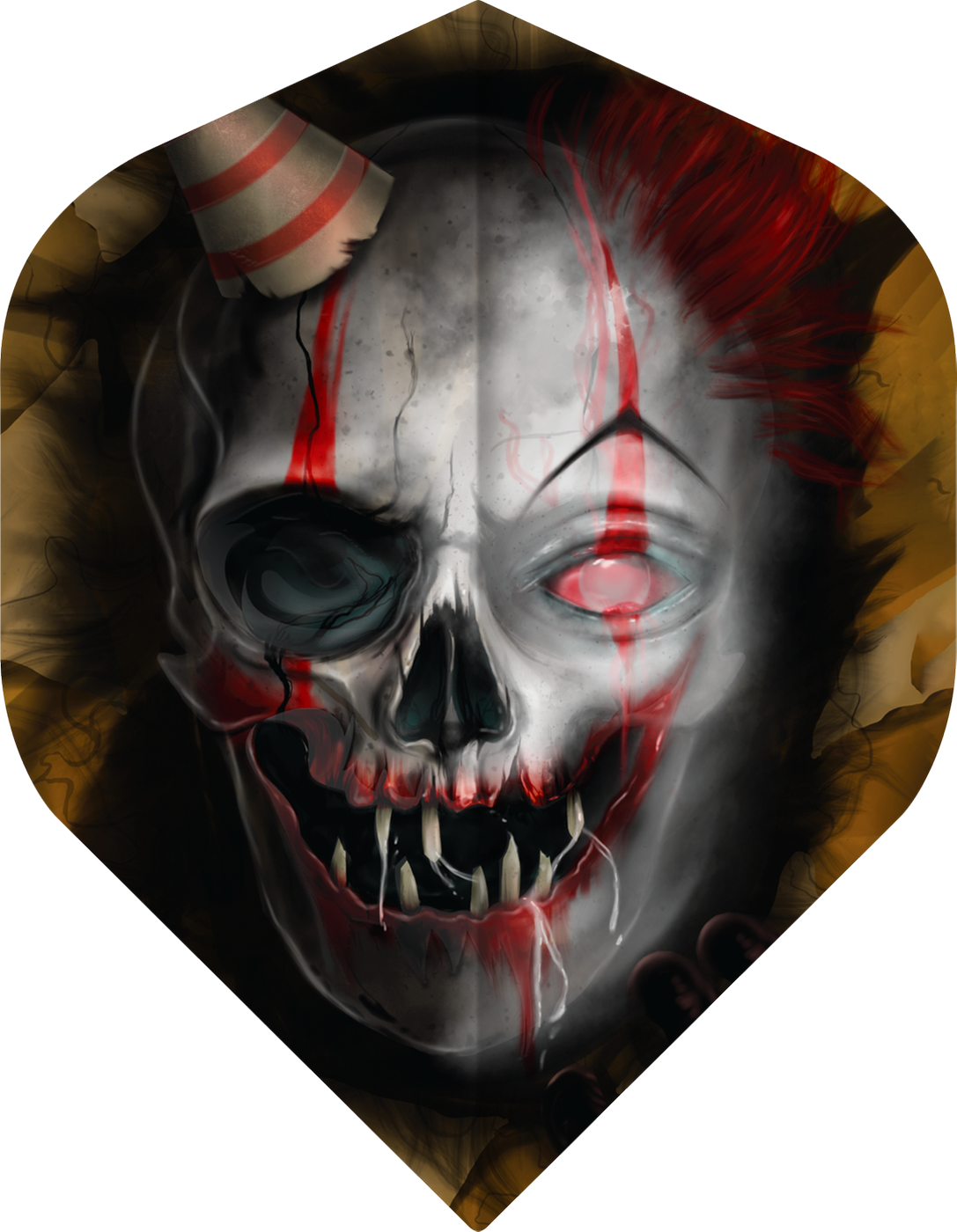 Designa Horror Show - Killer Clown NO2 Darts Flights