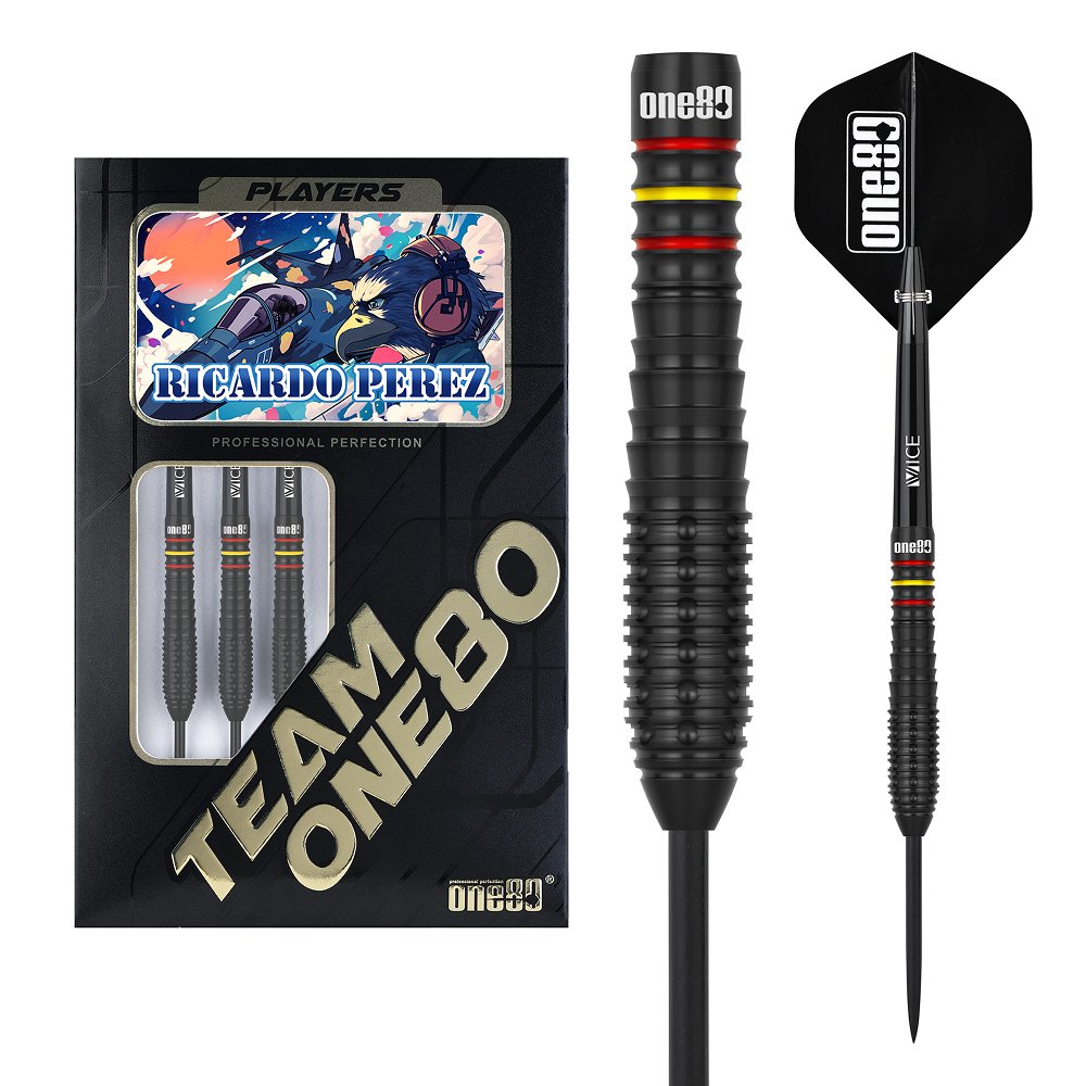 ONE80 Ricardo Perez V2 90% - Steel Tip Darts