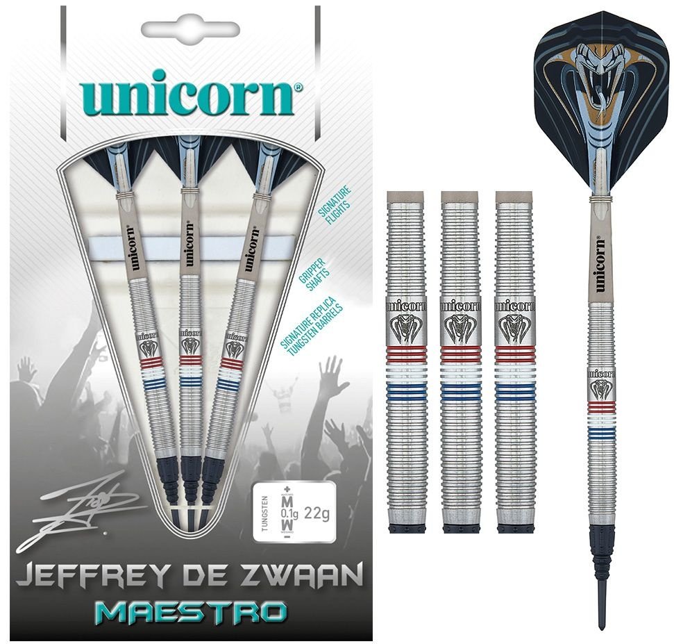 [Tweedekans] Unicorn Jeffrey de Zwaan Maestro Phase 2 80% Soft Tip-22gram
