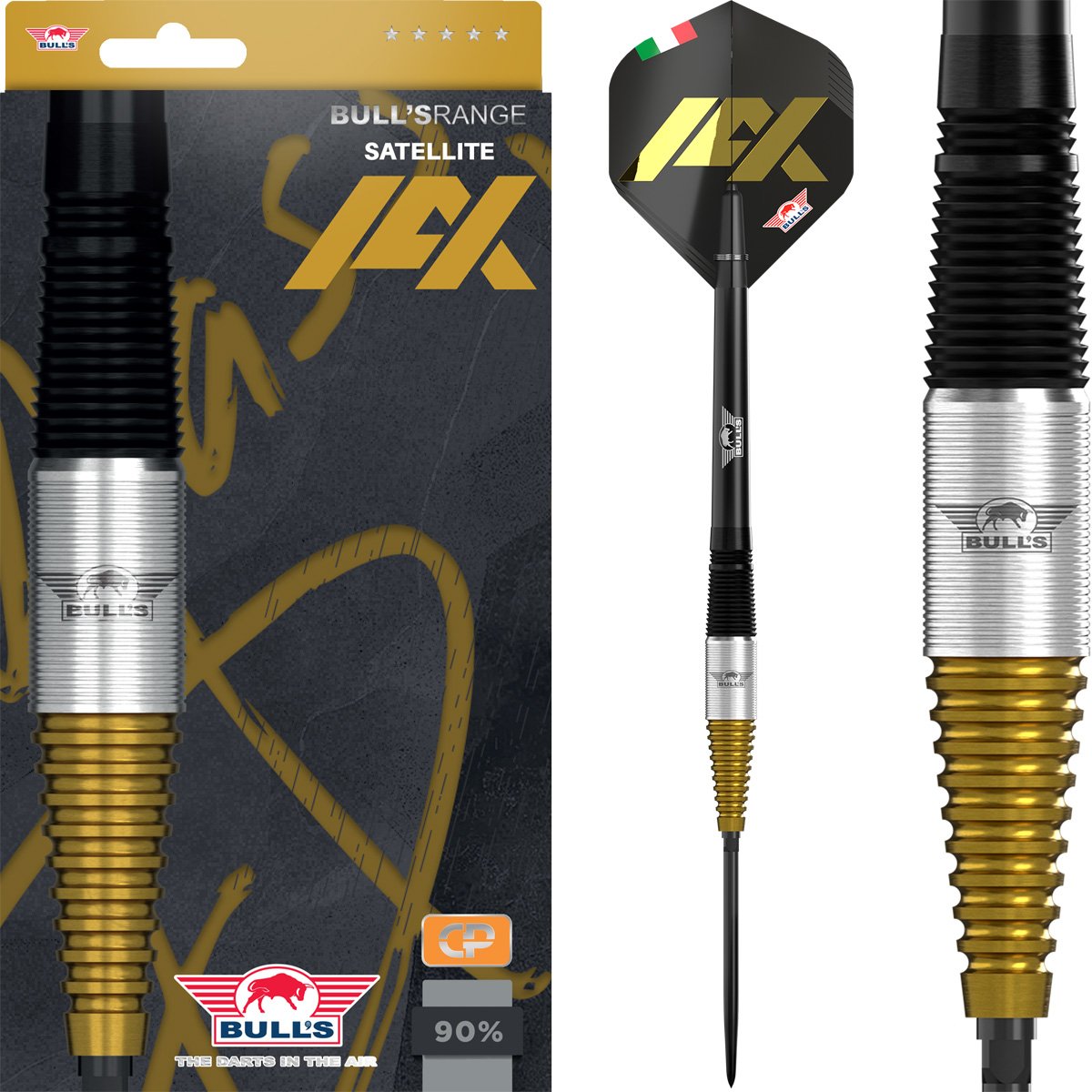 Bull's Massimo Dalla Rosa Convertible Point 90% - Steel Tip Darts
