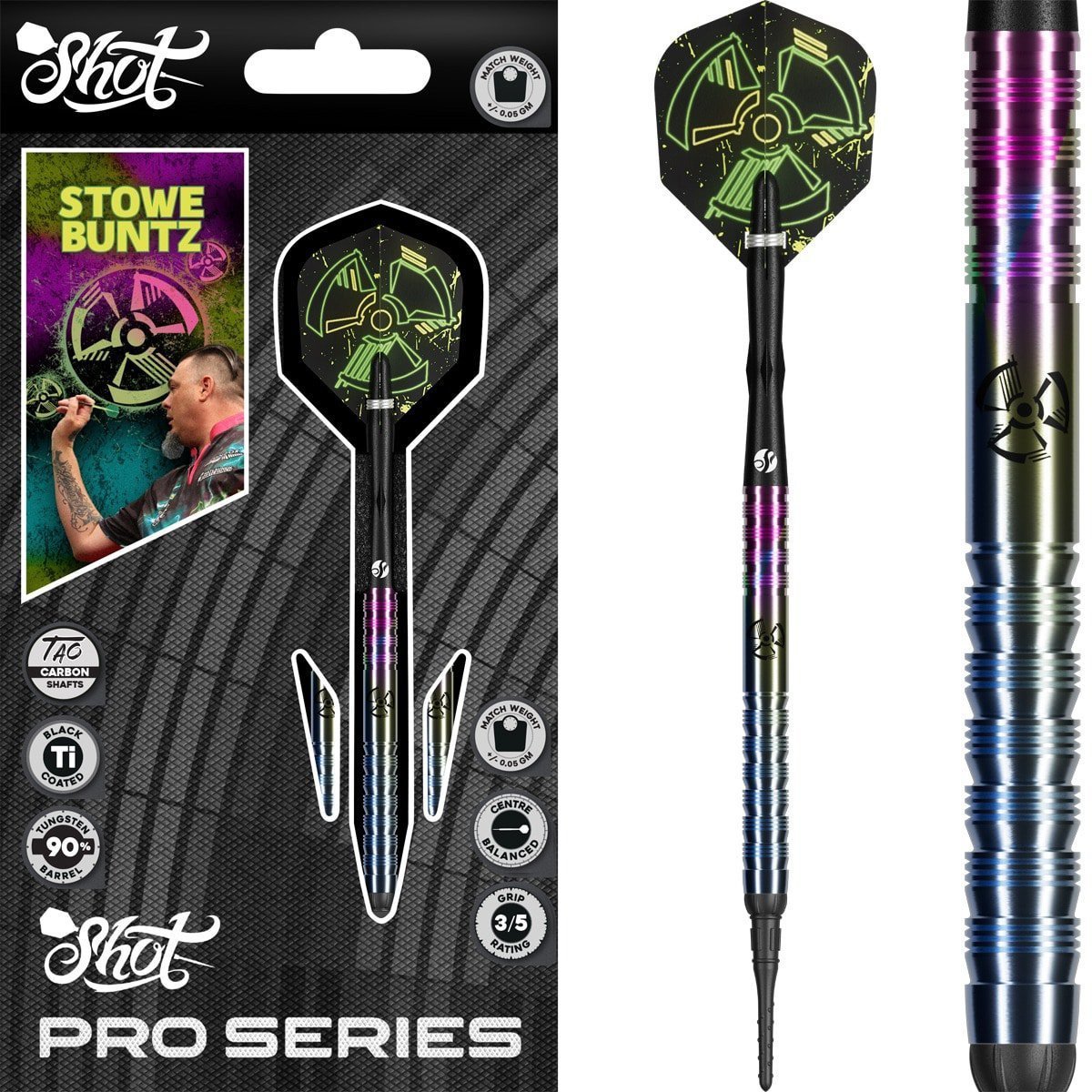 Shot Stowe Buntz 3.0 90% - Softdarts