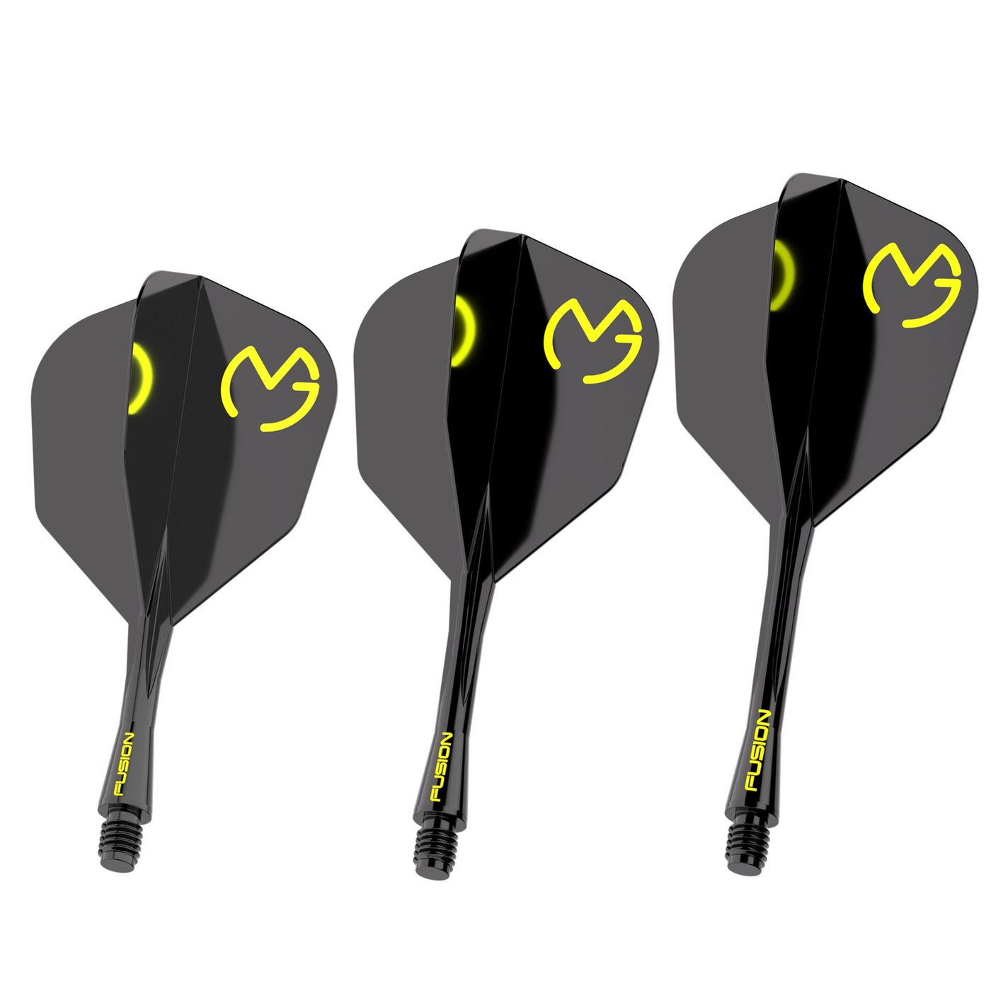 Plumas Winmau Fusion Michael van Gerwen Green Black NO6
