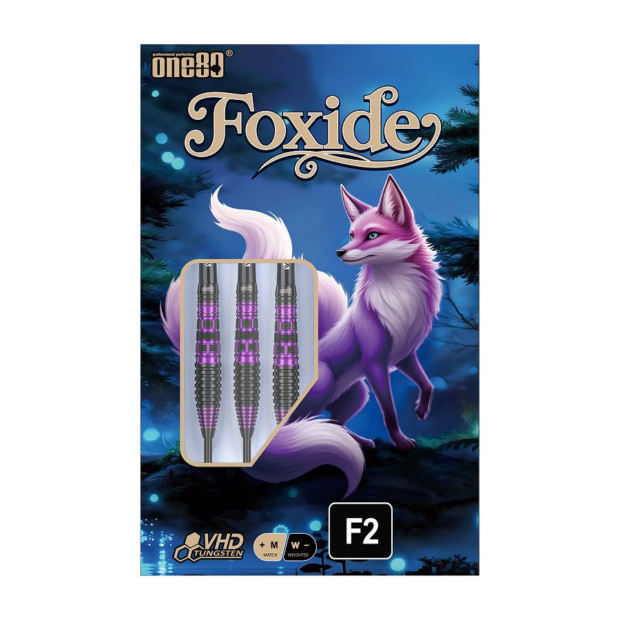 ONE80 Foxide 02 90% Steel Tip Darts - Dartshopper