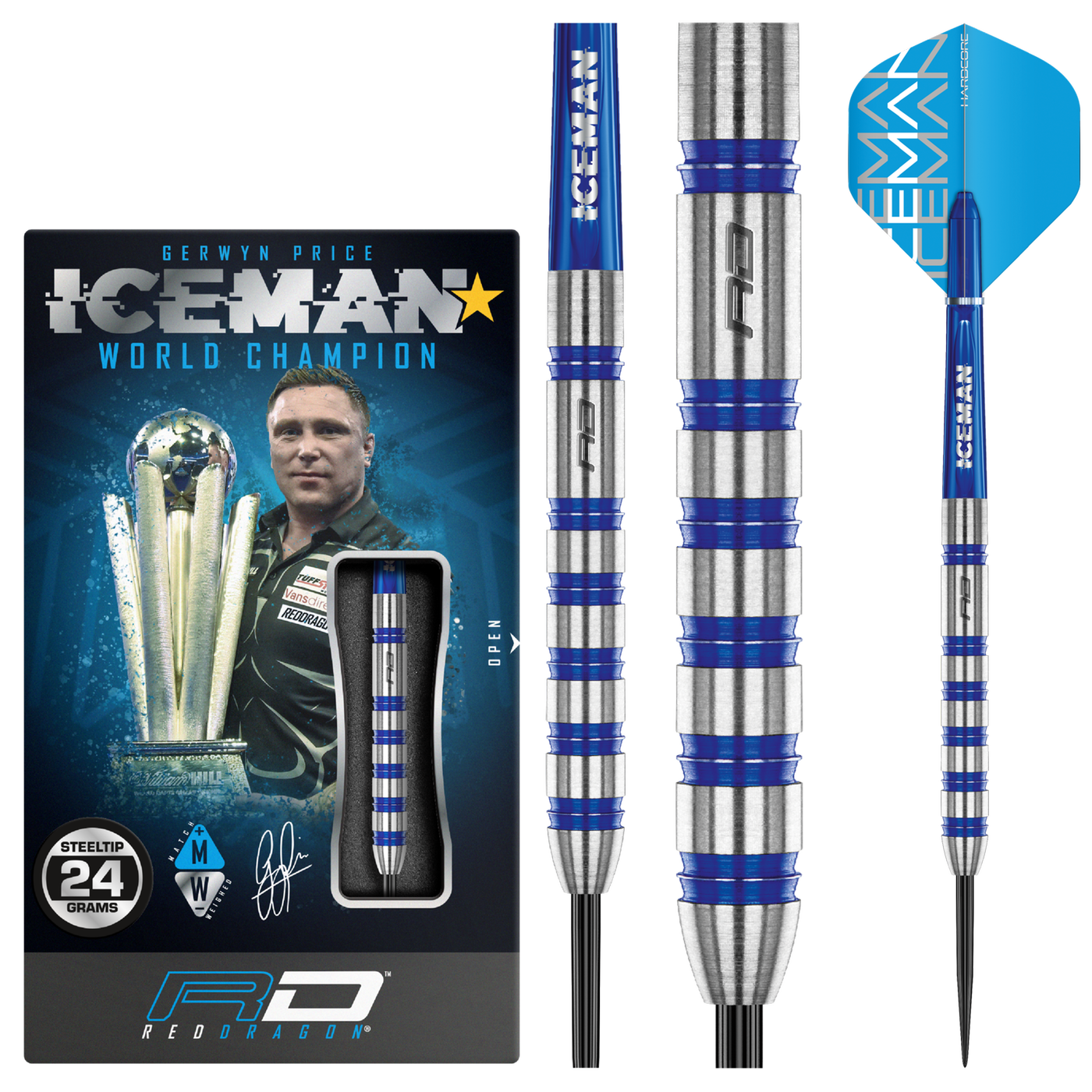Red Dragon Gerwyn Price Iceman Challenger 80% Darts