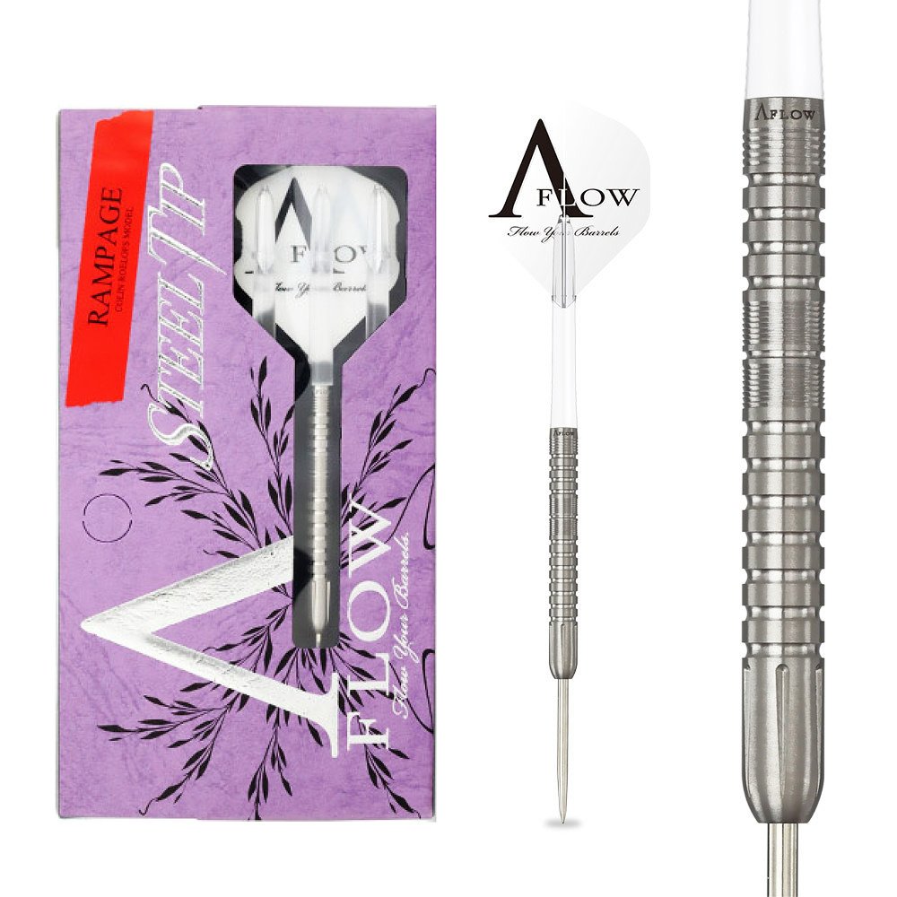 Dynasty A-Flow Rampage 90% Steel Tip Darts - Dartshopper.eu