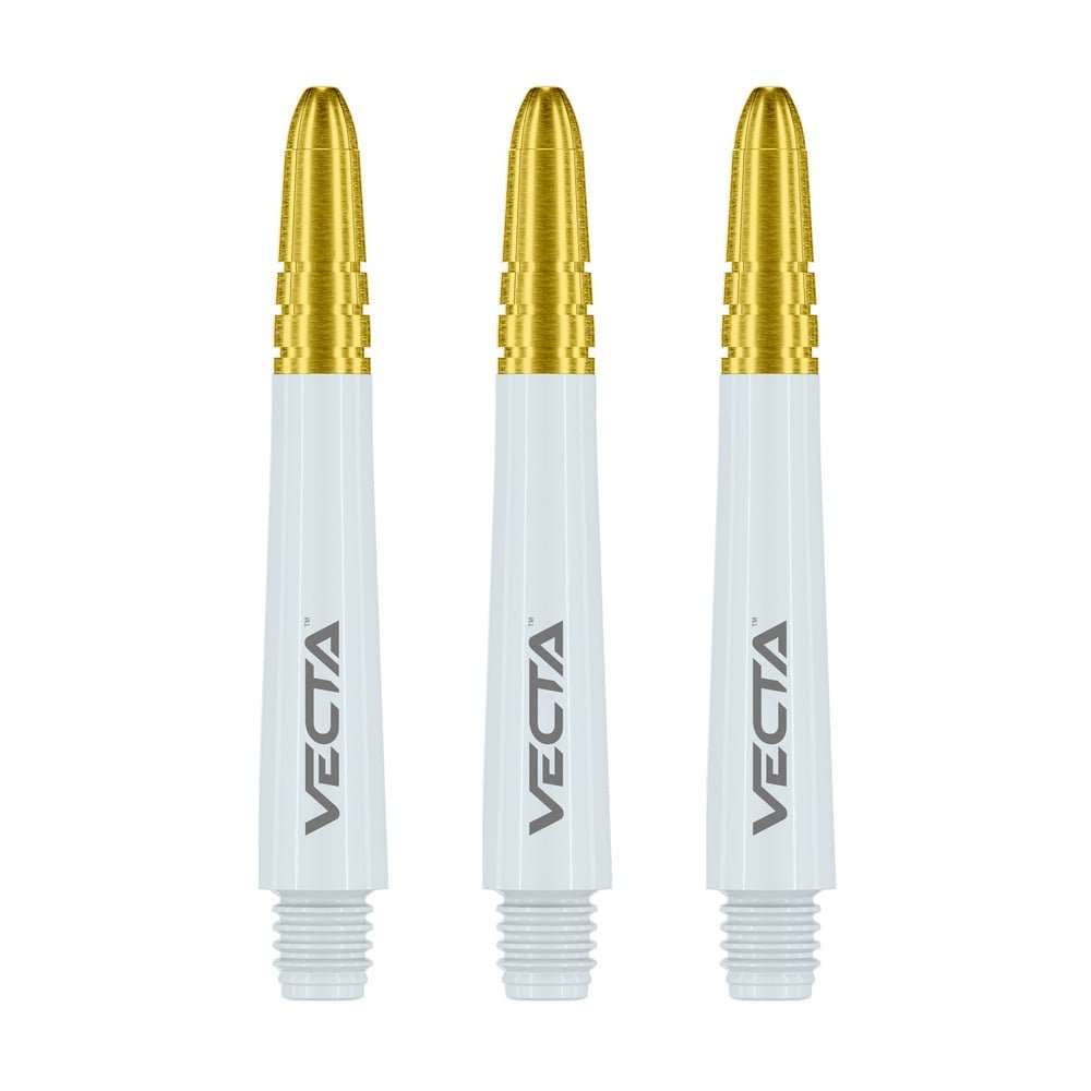 Winmau Vecta White Gold Darts Shafts