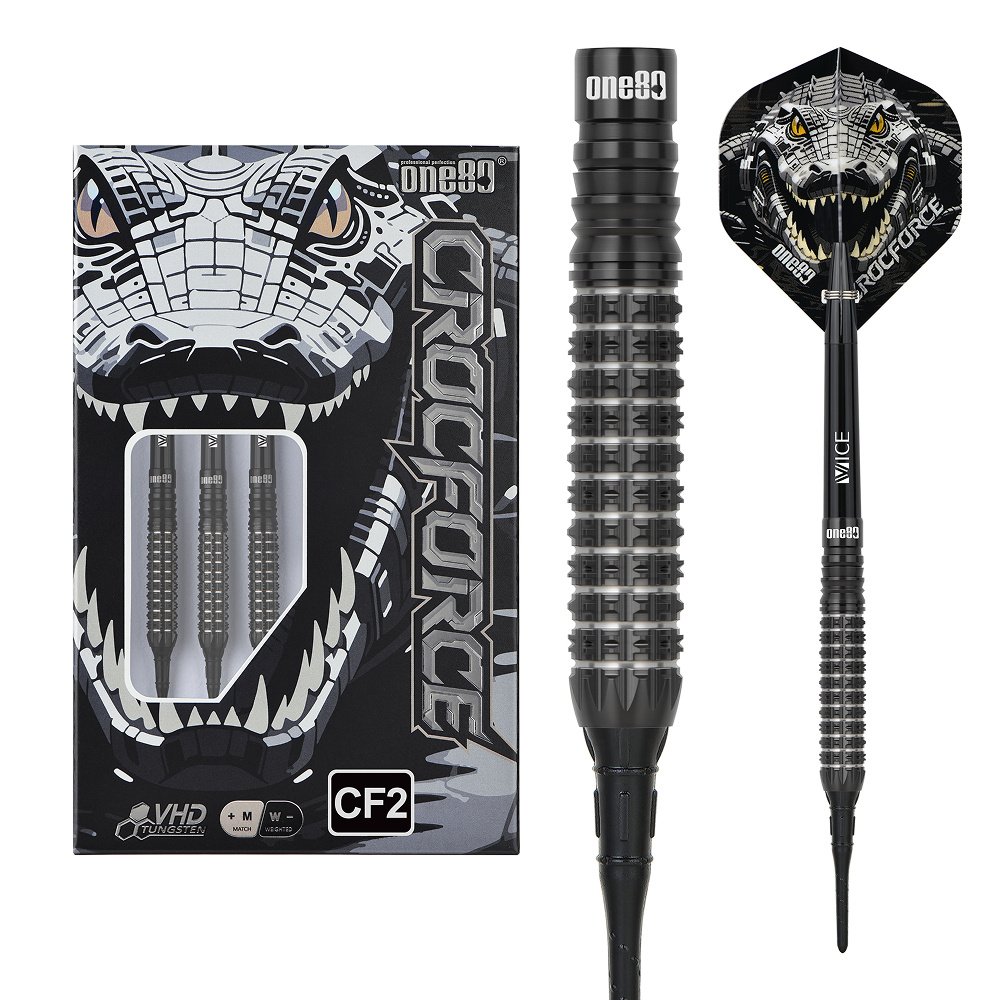 ONE80 Crocforce CF2 90% Soft Tip Darts