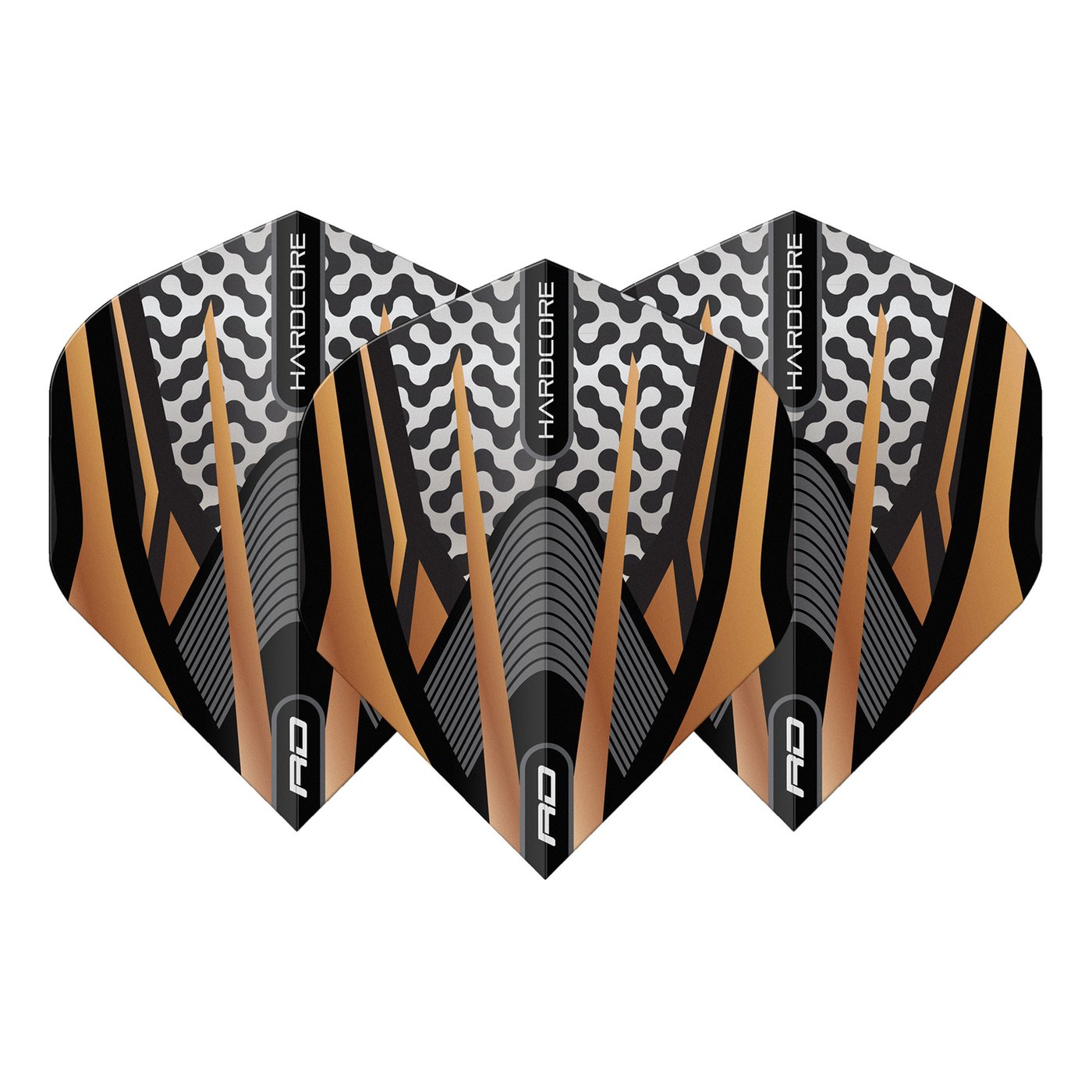 Red Dragon Hardcore Gold Black Darts Flights