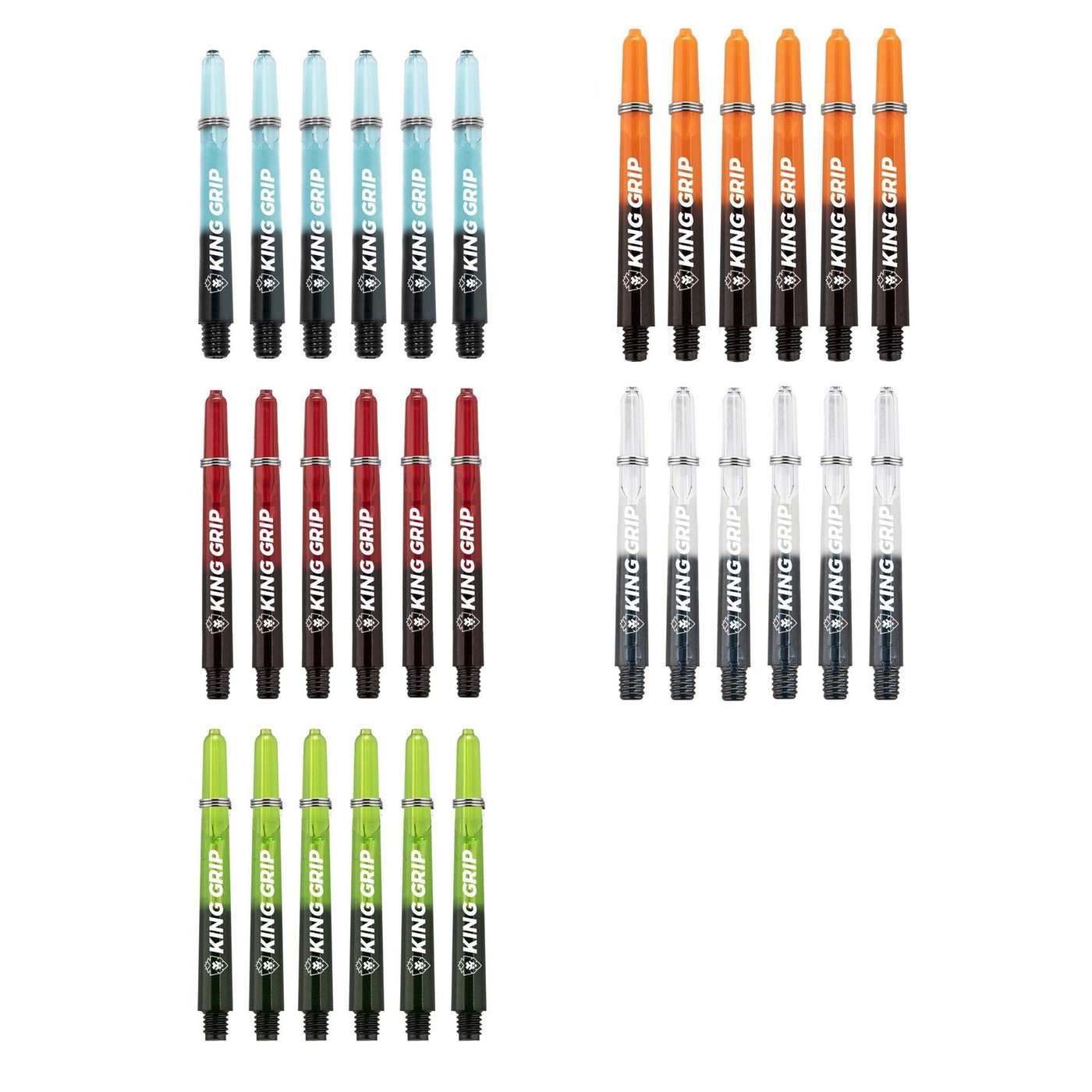 KOTO Collection Colors - 10 sets Darts Shafts