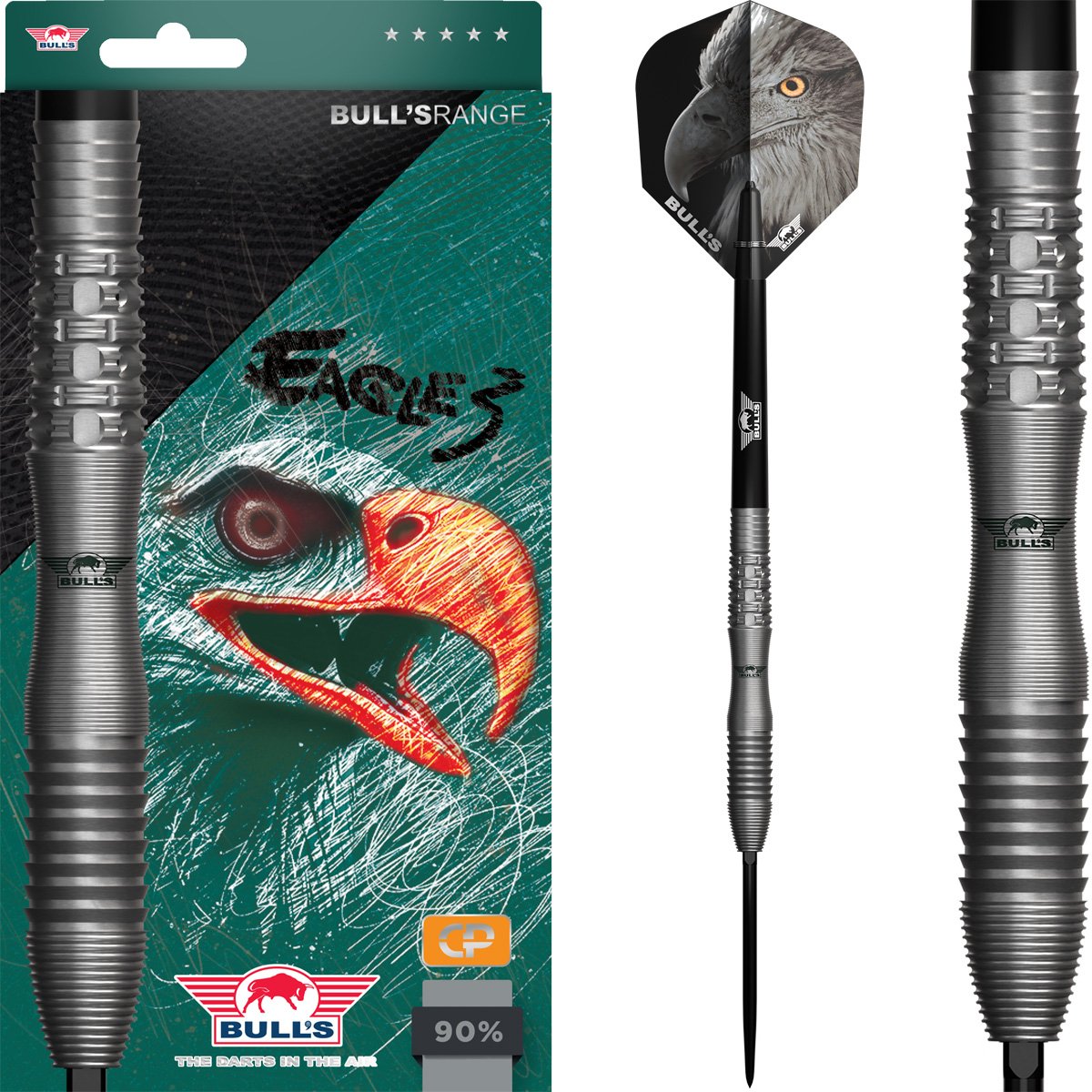 Bull's Eagle 3 Convertible Point 90% - Steel Tip Darts