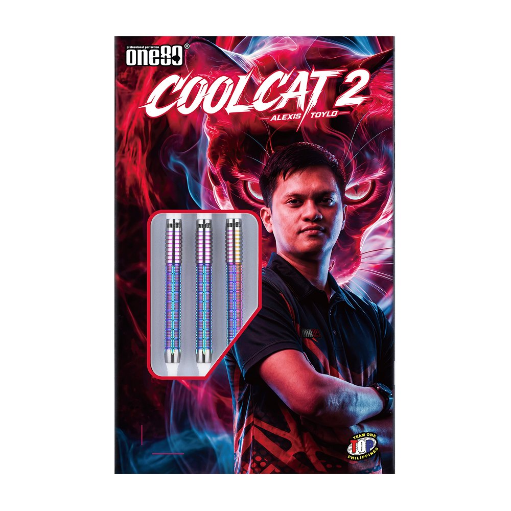 ONE80 Alexis Toylo Coolcat II Rainbow 90% - Soft Tip Darts