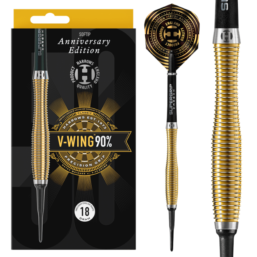 Harrows V-Wing 90% - Soft Tip Darts