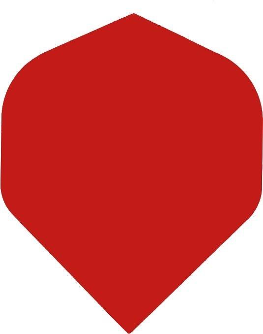 Poly Red - Dart Flights
