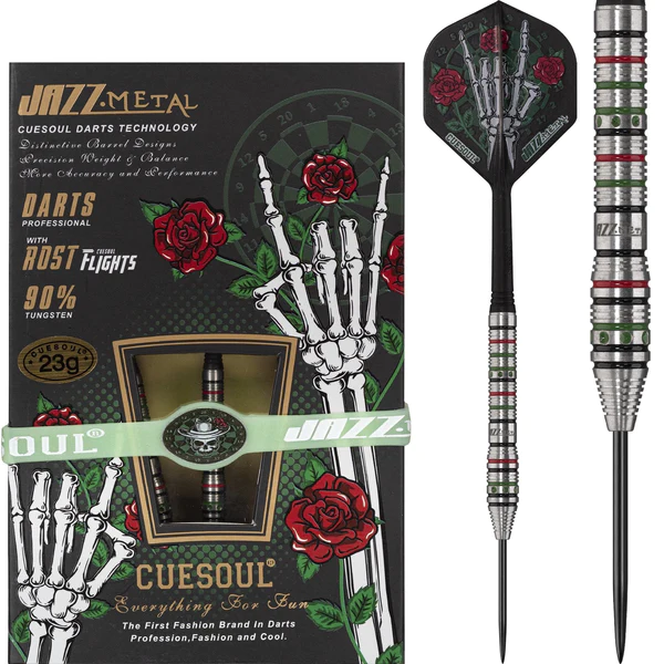 Cuesoul Jazz Metal FL 90% - Dartpfeile