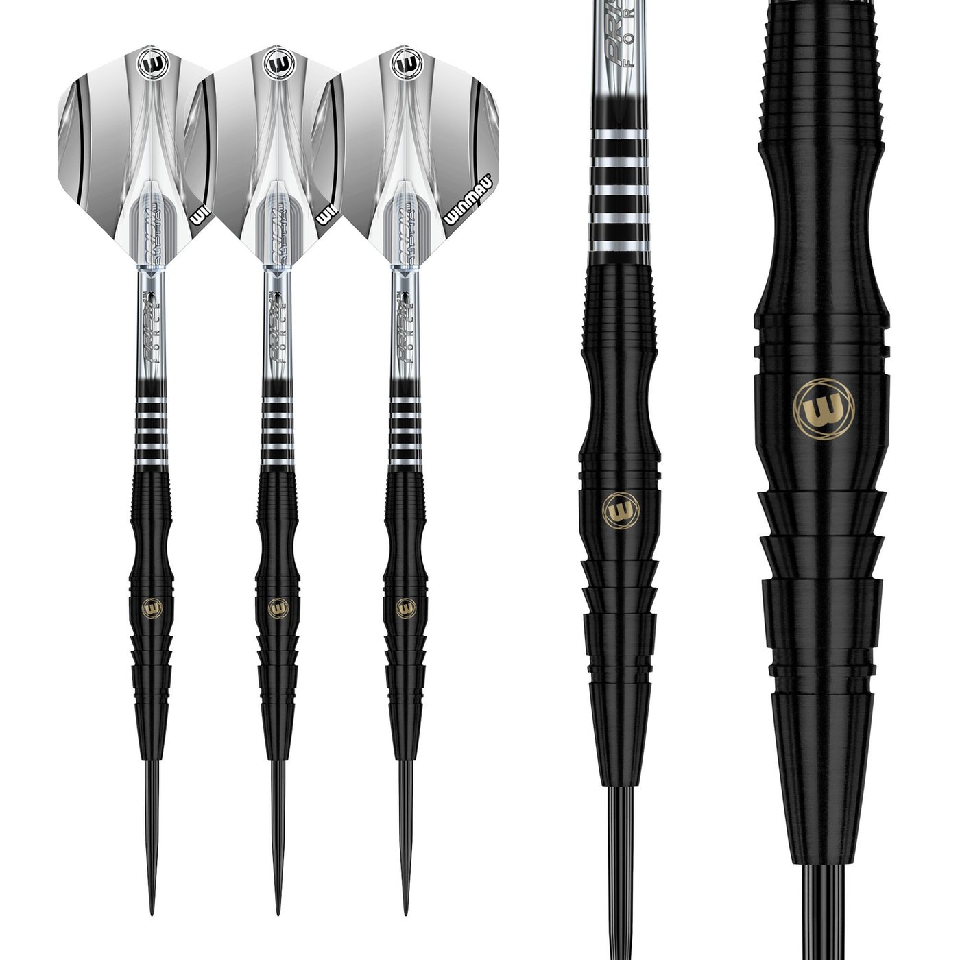 Set Freccette Winmau Sniper 23g – 90% Tungsteno, Con Aste Prism Force E Voli Prism Alpha