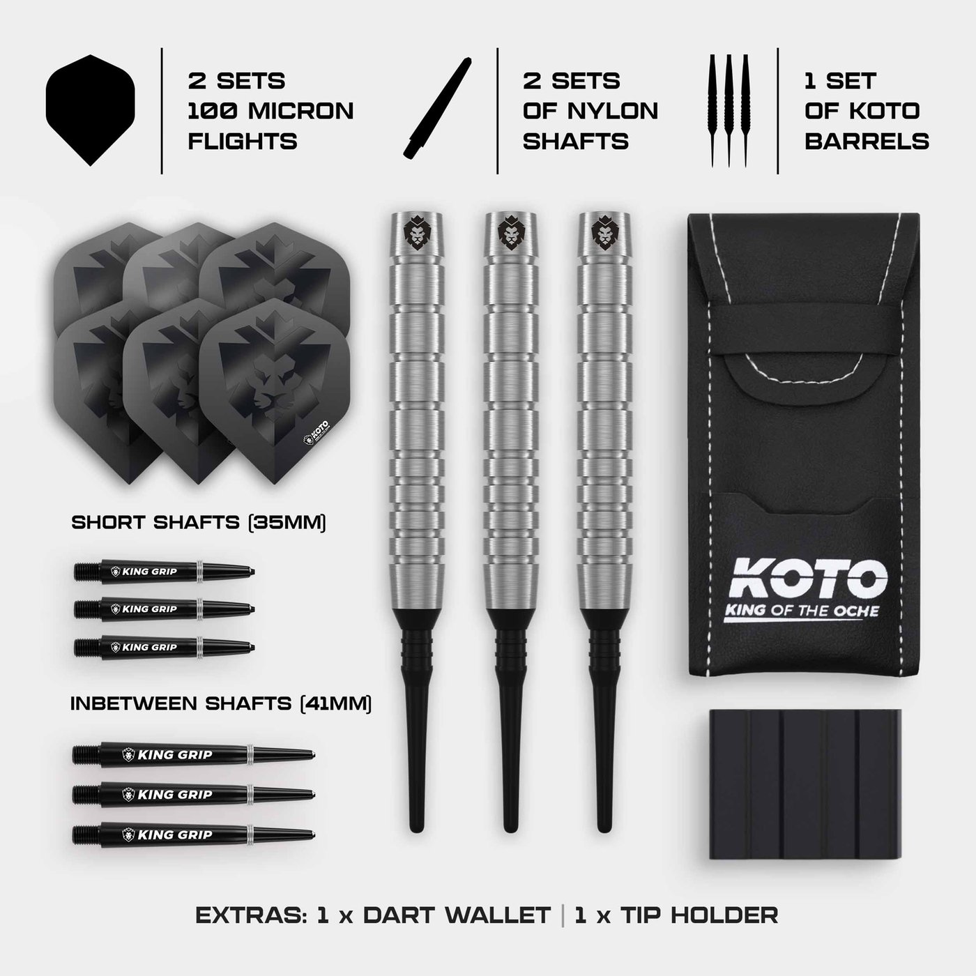 KOTO Kingfly V1 90% - Soft Tip Darts - Dartshopper.com