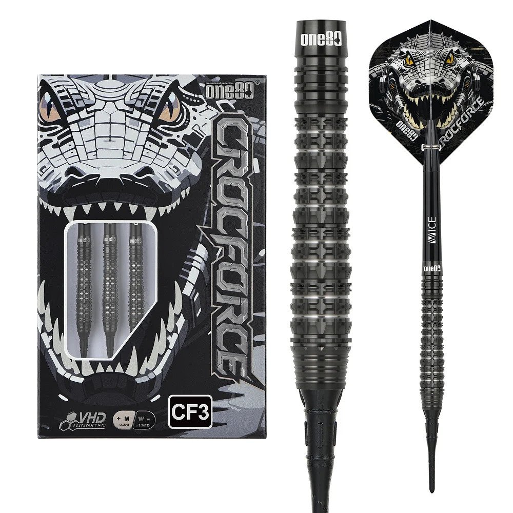 ONE80 Crocforce CF3 90% Soft Tip Darts
