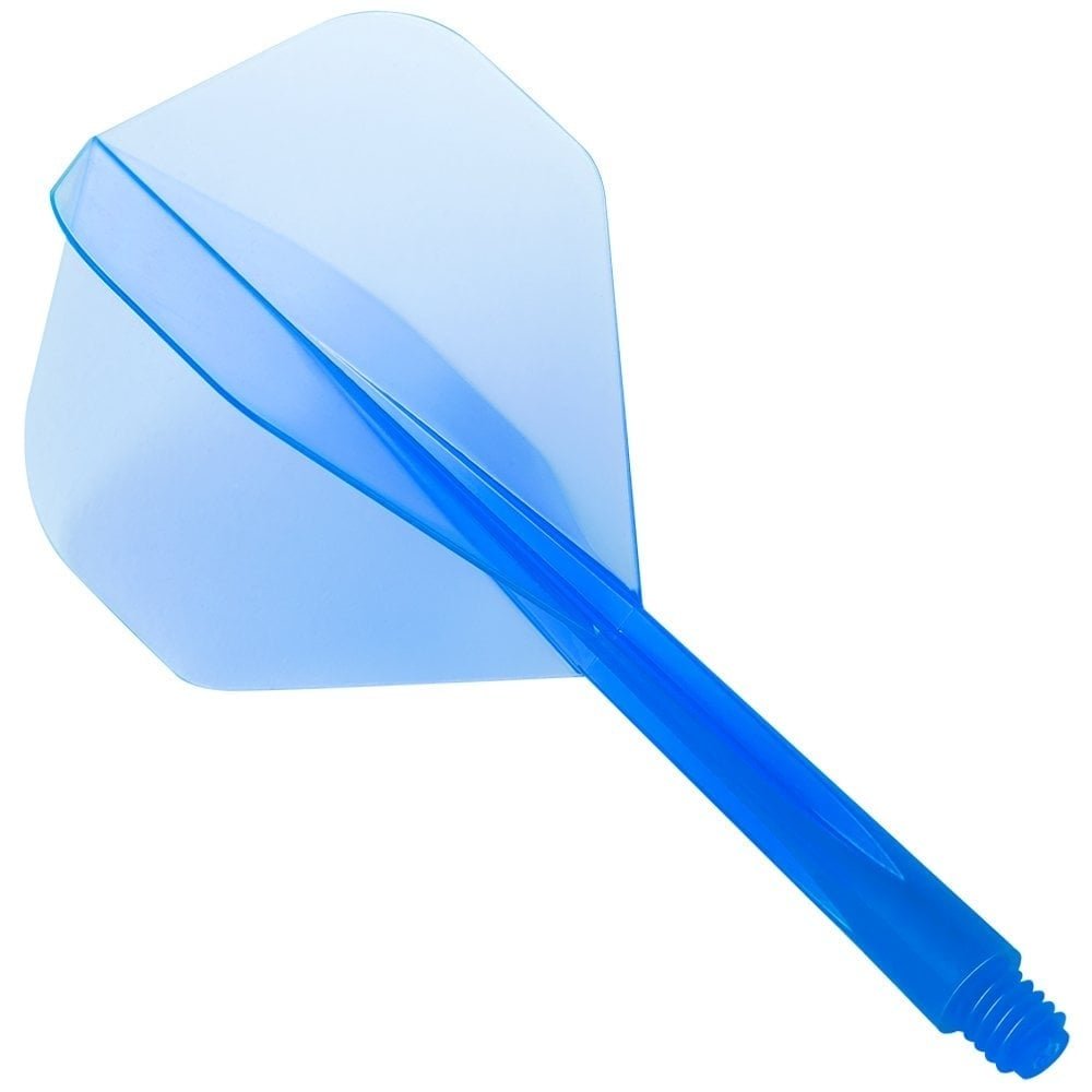 Condor Zero Stress Flight System - Standard Clear Blue - Dart Flights