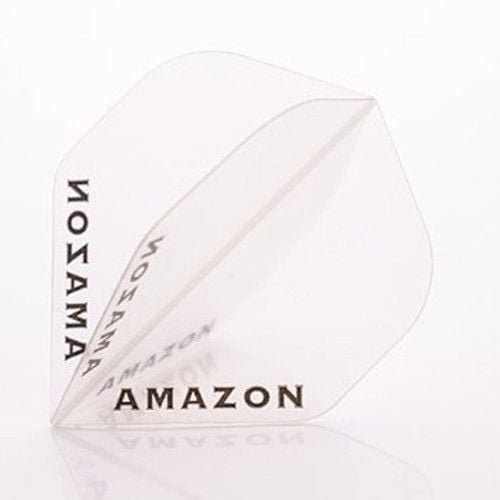 Amazon 100 Transparent Natural Darts Flights