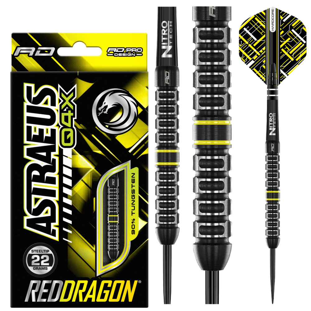 Red Dragon Astraeus Q4X Parallel 90% - Steel Tip Darts