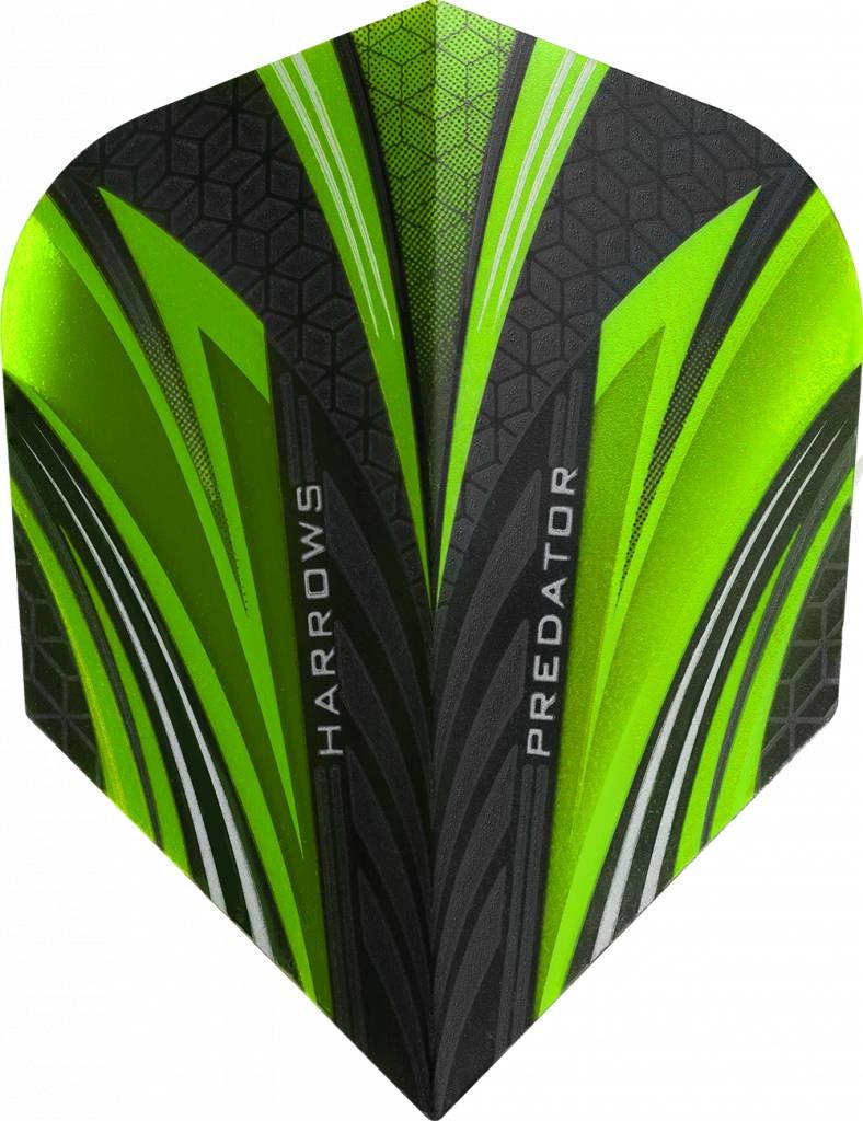 Harrows Prime Predator Green Darts Flights