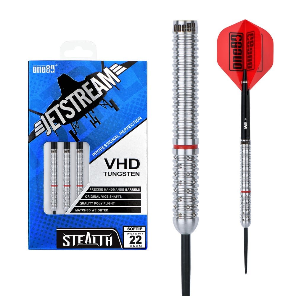 ONE80 Jetstream Stealth 90% Darts
