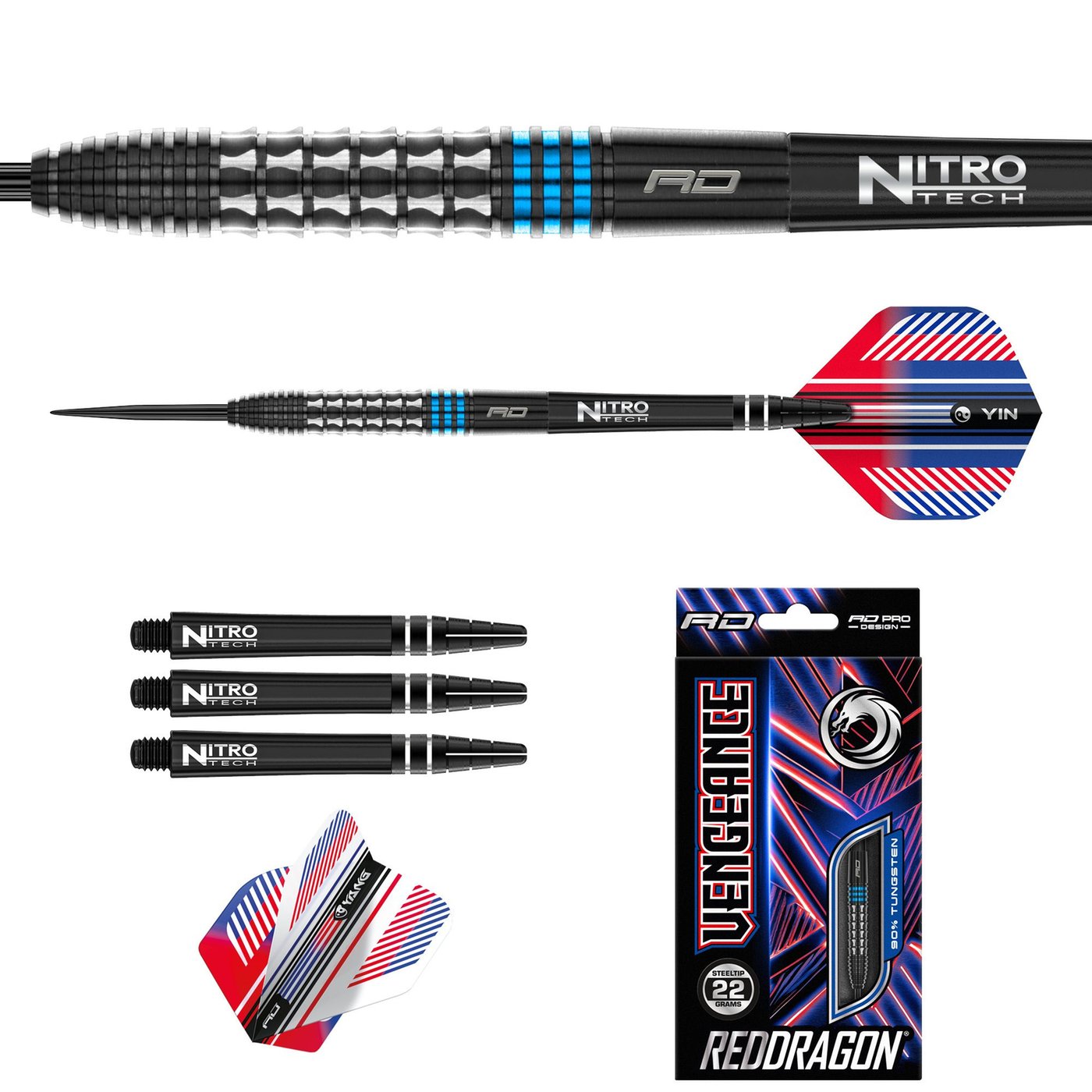Red Dragon Vengeance Blue 90% Darts