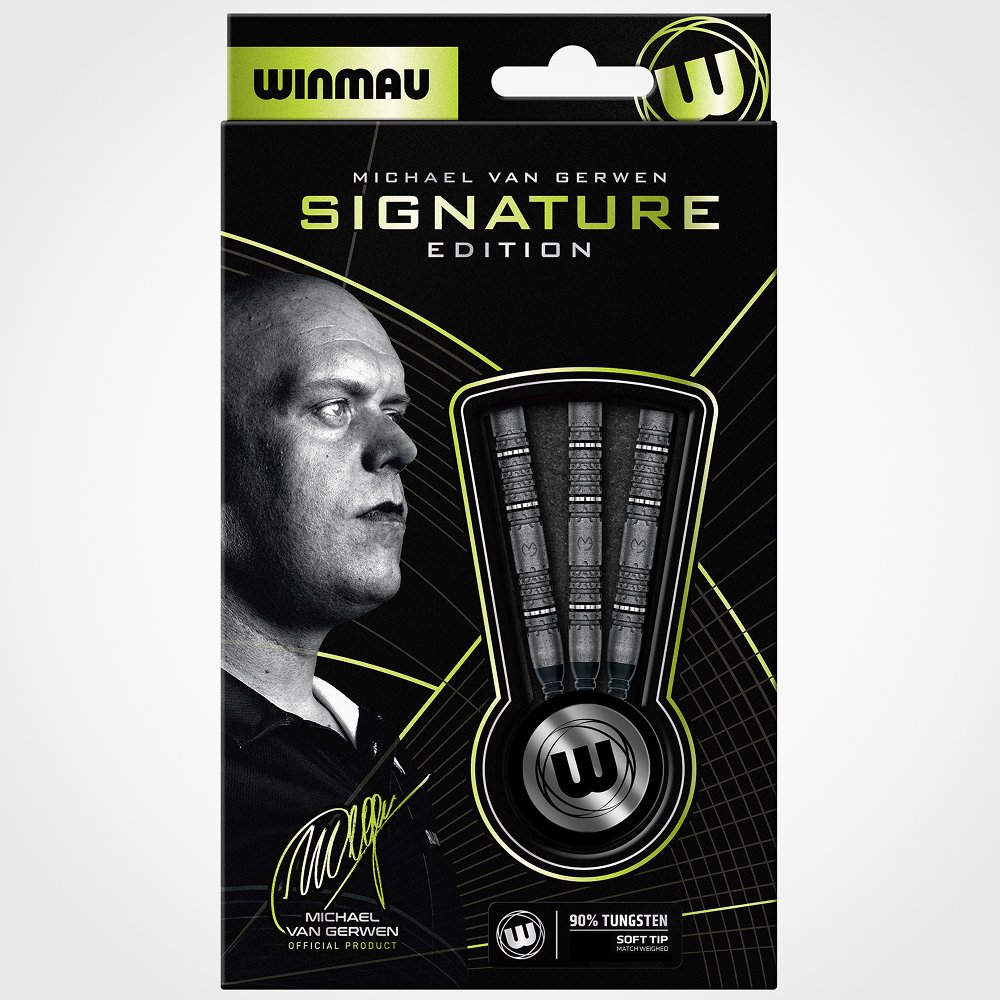 Winmau Michael van Gerwen Signature Edition 90% Soft Tip Darts