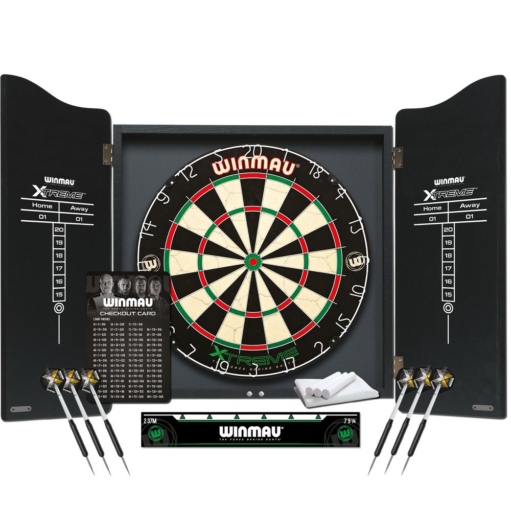 Winmau Dart-sæt Professional Black - Dartskab