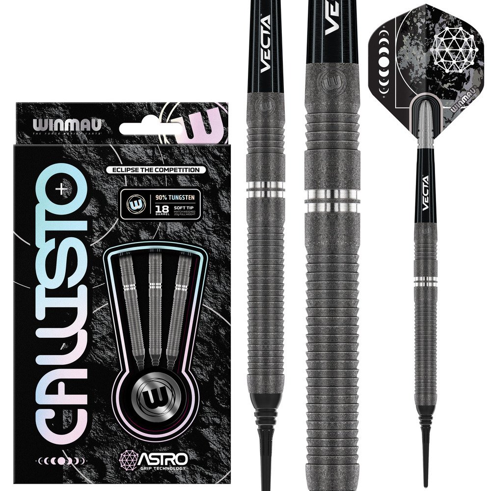 [Tweedekans] Winmau Callisto 01 90% - Soft Tip Darts-20gram