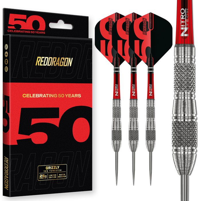 Red Dragon Grizzly 4 Anniversary Limited Edition 85% - Steel Tip