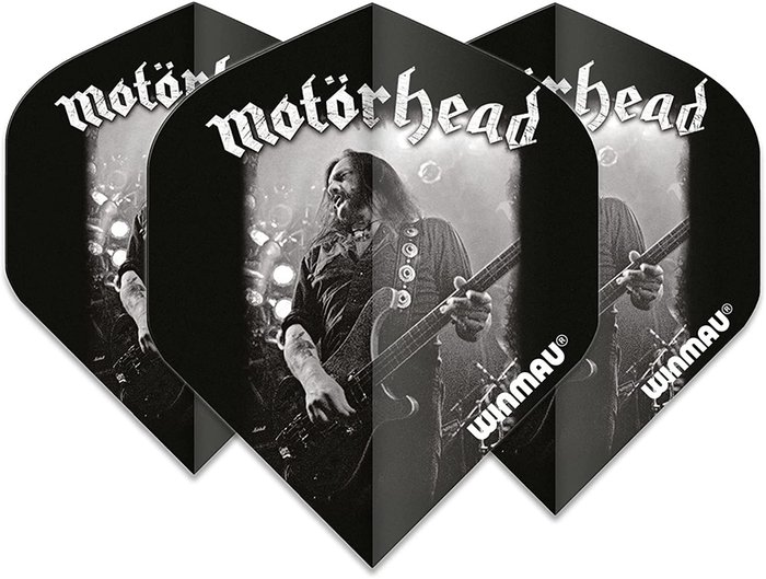 Voli Freccette WINMAU Rock Legends Motorhead Lemmy – Extra Spessi (100 Micron), 3 Per Confezione