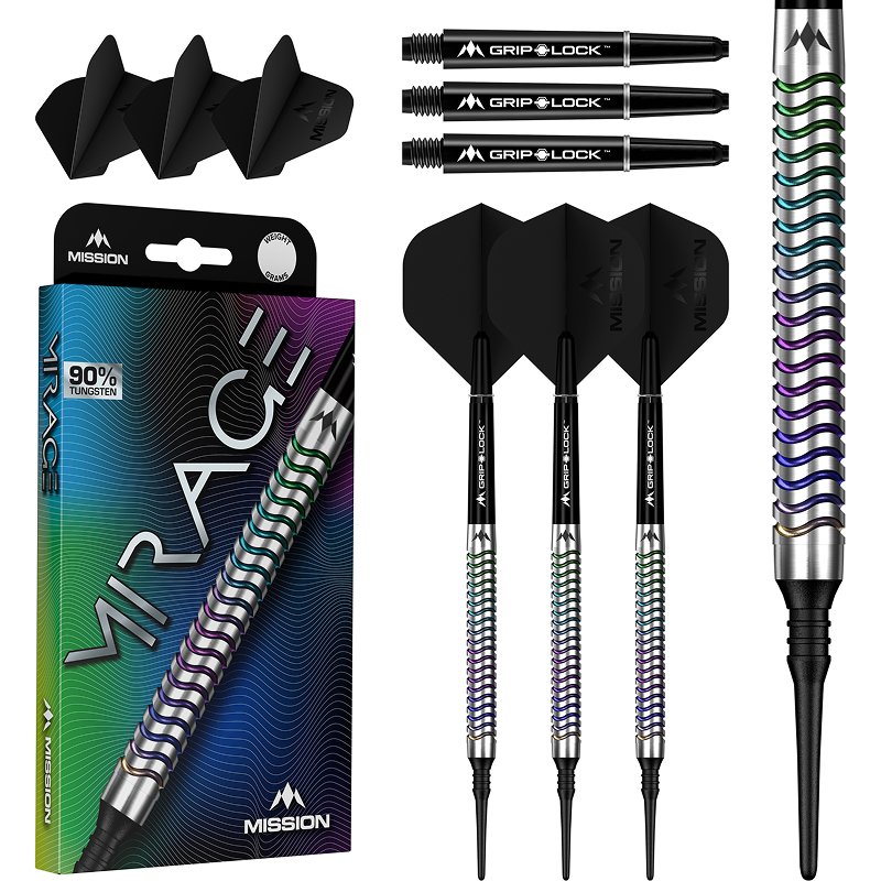 Mission Mirage 90% - Dardos Punta Plastico