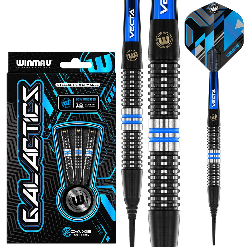 Dardos Winmau Galactics 90%  Punta de Plástico