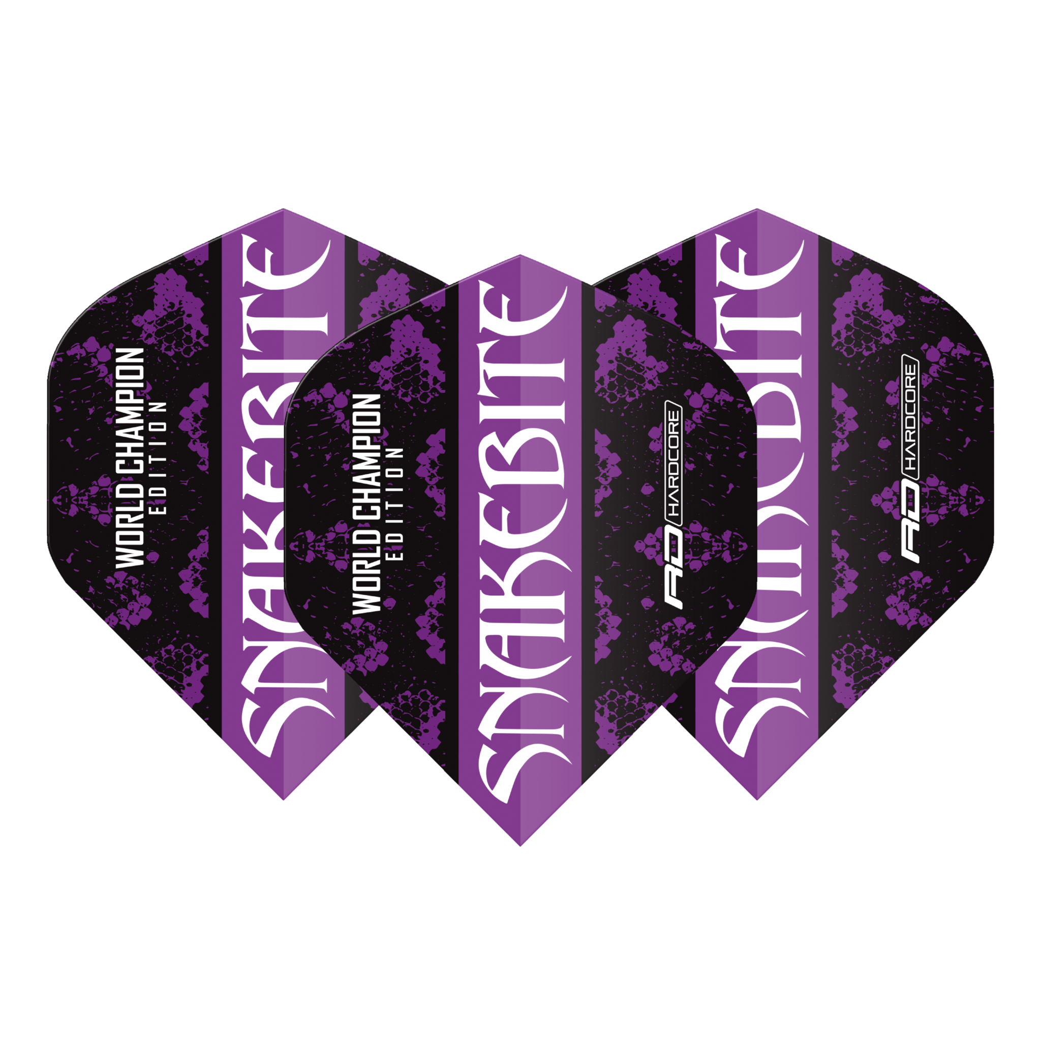 Snakebite World Champion 2020 Black Flights Darts Flights