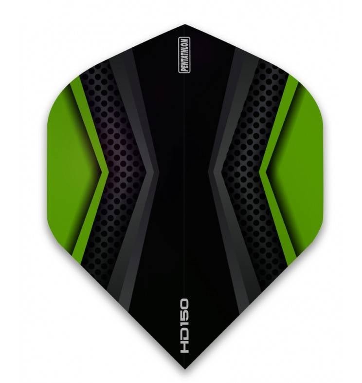 Pentathlon HD150 Black-Green Darts Flights