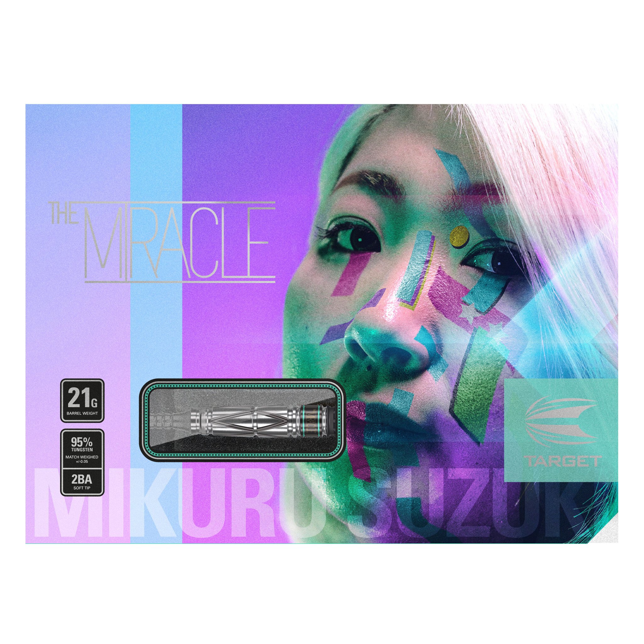 Target Japan Mikuru Suzuki The Miracle G4 95% Soft Tip Darts