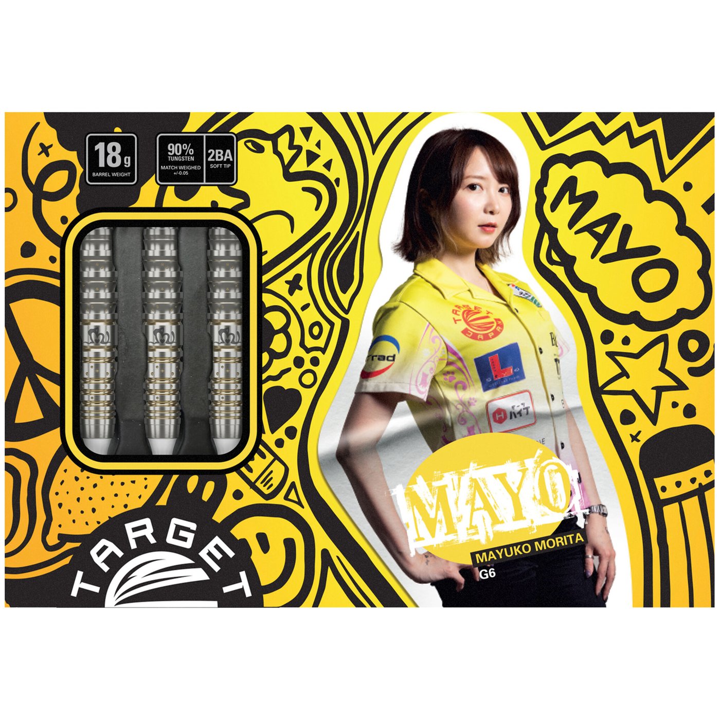 Target Japan Prime Series JPN Mayo G6 90% Soft Tip Darts